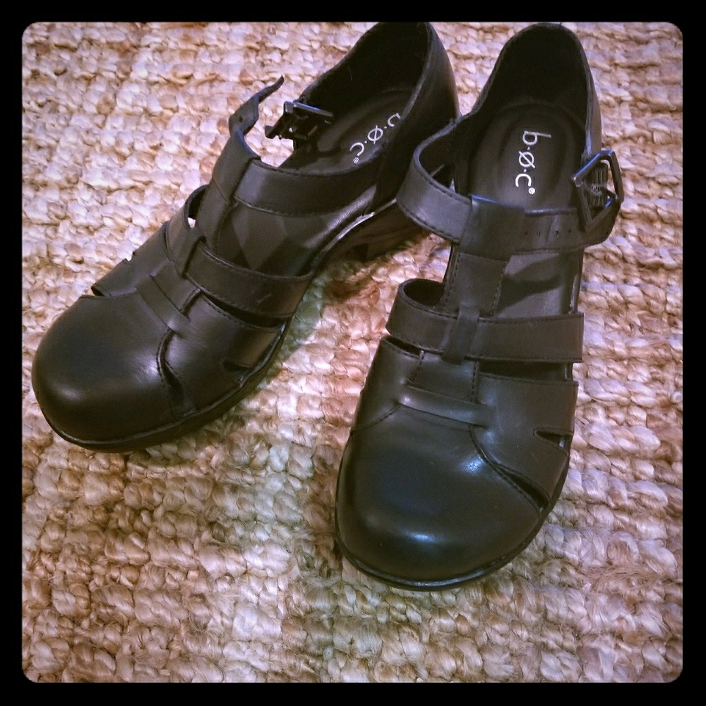 b.o.c. Persi clog, black, 7.5M, new w/o tags